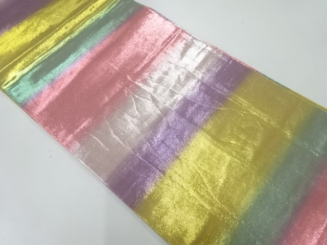 JAPANESE MARU OBI / WOVEN STRIPE